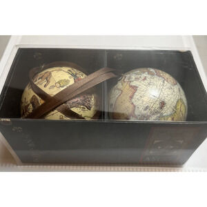 Celestial & Terrestrial Globe 1551 Heaven & Earth Christmas Tree Ornaments